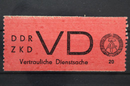 DDR, Dienstmarken D, MiNr. 1 A, Postfrisch - Autres & Non Classés