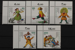 Deutschland (BRD), MiNr. 1726-1730, Ecken Links Oben, Gestempelt - Used Stamps