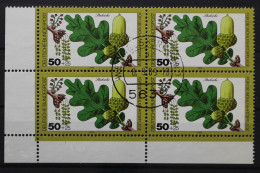 Deutschland (BRD), MiNr. 1025, 4er Block, Ecke Links Unten, Gestempelt - Used Stamps