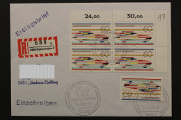 Deutschland (BRD), MiNr. 1182. Viererblock, Ecke Rechts Oben, EST - Lettres & Documents