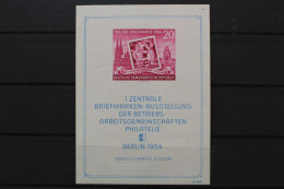 DDR, MiNr. Block 10 PLF II, Postfrisch - Errors & Oddities