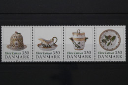 Dänemark, MiNr. 977-980, Viererstreifen, Postfrisch - Sonstige & Ohne Zuordnung