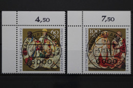 Deutschland (BRD), MiNr. 1639-1640, Ecken Links Oben, VS F/M, EST - Gebraucht