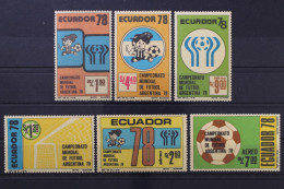 Ecuador, MiNr. 1782-1787, Postfrisch - Equateur