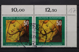 Deutschland (BRD), MiNr. 1114, WP, Ecke Rechts Oben, Gestempelt - Usati