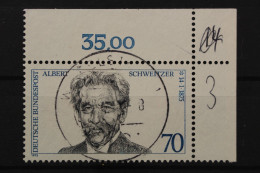 Deutschland (BRD), MiNr. 830, Ecke Rechts Oben, Gestempelt - Used Stamps