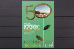 Ecuador, MiNr. Block 160, Postfrisch - Equateur