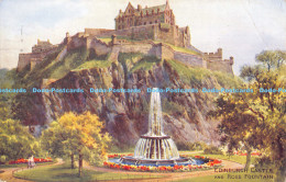 R173587 Edinburgh Castle And Ross Fountain. Anderson. Valentines. 1939 - World