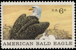 United States 1970 MiNr. 999 USA  Eagles,  Birds Of Prey, Bald Eagle, Museum Of Natural History 4v  MNH ** 0.30 € - Sonstige & Ohne Zuordnung