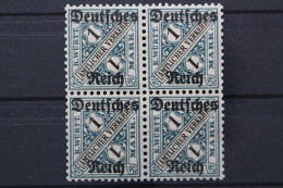 Deutsches Reich Dienst, MiNr. 64, Viererblock, Postfrisch - Service