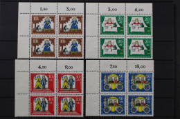 Berlin, MiNr. 295-298, 4er Blöcke, Ecken Links Oben, Postfrisch - Neufs