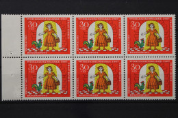 Deutschland (BRD), MiNr. 540 PLF I, 6er Block, Postfrisch - Abarten Und Kuriositäten