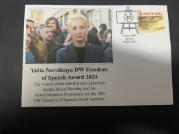 4-6-2024 (17) Russia Oposition Leader Navalny Wife (Yulia) Awarded DW Freedom Of Speech Award 2024 (5-6-2024) - Famous Ladies