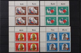 Berlin, MiNr. 310-313, 4er Blöcke, Ecken Links Oben, Postfrisch - Unused Stamps