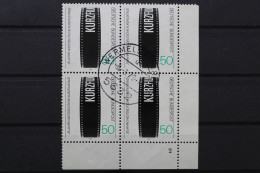 Deutschland, MiNr. 1003, 4er Block, Ecke Rechts Unten, FN 2, Gestempelt - Used Stamps