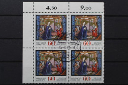 Deutschland, MiNr. 1032, 4er Block, Ecke Links Oben, Gestempelt - Used Stamps