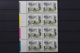 Berlin, MiNr. 258, 8er Block Rand M. Farbrandstreifen Links, Postfrisch - Unused Stamps