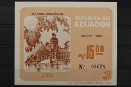 Ecuador, MiNr. Block 116, Postfrisch - Ecuador