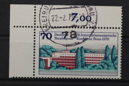 Deutschland (BRD), MiNr. 976, Ecke Links Oben, Gestempelt - Used Stamps