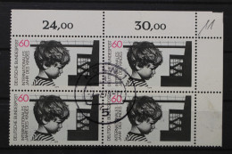 Deutschland (BRD), MiNr. 1000, 4er Block, Ecke Rechts Oben, Gestempelt - Used Stamps