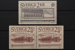 Schweden, MiNr. 1328-1329, 3 Werte, Postfrisch - Sonstige & Ohne Zuordnung