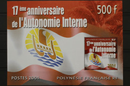 Französisch-Polynesien, MiNr. Block 26, Postfrisch - Blocs-feuillets