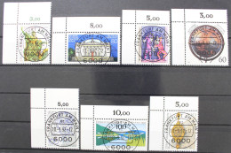 Deutschland (BRD), MiNr. 1624-1630, Ecken Links Oben, VS F/M, EST - Used Stamps