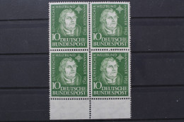 Deutschland (BRD), MiNr. 149, 4er Block, Unterrand, Postfrisch - Neufs