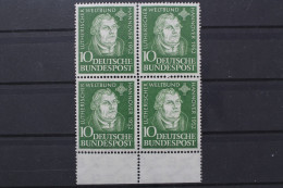 Deutschland (BRD), MiNr. 149, 4er Block, Unterrand, Postfrisch - Ungebraucht