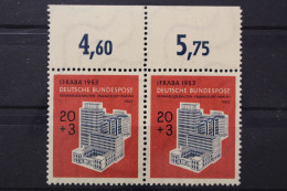 Deutschland (BRD), MiNr. 172, Waag. Paar, Oberrand, Postfrisch - Unused Stamps