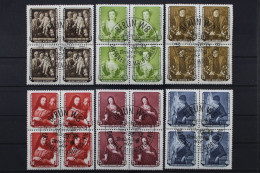 DDR, MiNr. 586-591, Viererblöcke, ESST - Used Stamps