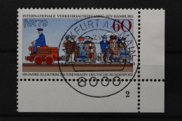 Deutschland (BRD), MiNr. 1014, Ecke Rechts Unten, FN 2, Gestempelt - Used Stamps