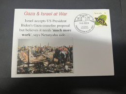 3-6-2024 (12) Gaza War - Israel Accept President Biden Ceasefire Porposal But "need Much More Work" - Militaria