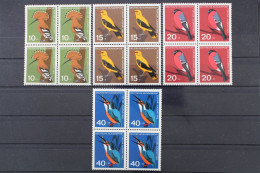 Deutschland (BRD), MiNr. 401-404, Viererblöcke, Postfrisch - Unused Stamps