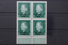 Deutsches Reich, MiNr. 444, Viererblock, Unterrand, Postfrisch - Unused Stamps