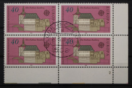 Deutschland (BRD), MiNr. 969, Viererblock, Ecke Rechts Unten, FN 2, EST - Usati