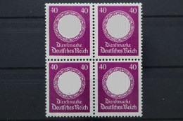 Deutsches Reich Dienst, MiNr. 142, Viererblock, Postfrisch - Dienstmarken