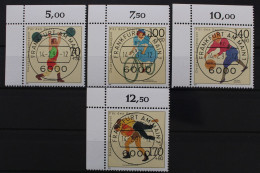 Deutschland (BRD), MiNr. 1499-1502, Ecken Links Oben, VS F/M, EST - Gebraucht