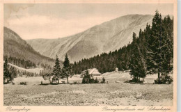 73909753 Riesengebirge_Krkonose_Karkonosze Riesengrundbaude Mit Schneekoppe - Tchéquie