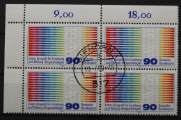 Deutschland (BRD), MiNr. 1053, 4er Block, Ecke Links Oben, EST - Used Stamps