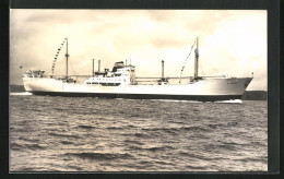 AK Handelsschiff M. S. Allobrogia Vor Der Küste  - Cargos