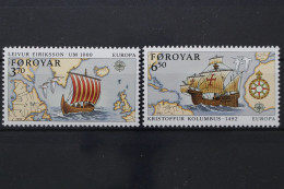 Färöer, MiNr. 231-232, Postfrisch - Faroe Islands