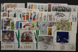 BRD, MiNr. 1965-2026, Jahrgang 1998, Ecke Rechts Unten, VS Berlin - Used Stamps