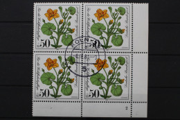 Deutschland (BRD), MiNr. 1109, 4er Block, Ecke Rechts Unten, FN 2, EST - Used Stamps