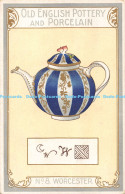 R172695 Old English Pottery And Porcelain. No. 8. Worcester. Chairman Cigarette - Monde