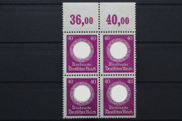 DR Dienst, MiNr. 142, 4er Block, OR 36,00/40,00, Postfrisch - Service