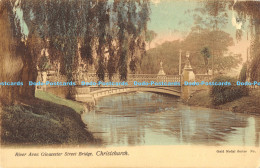 R174171 River Avon Gloucester Street Bridge. Christchurch. Gold Medal Series - Monde