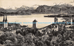 R174173 Hofkirche. Museggturme Und Die Alpen. Photoglob. 1947 - Monde