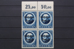 Bayern, MiNr. 131 II A, Viererblock, Oberrand, Postfrisch - Brême