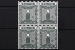 Deutsches Reich Dienst, MiNr. 151, Viererblock, Postfrisch - Dienstmarken